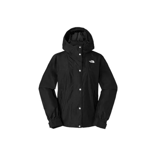 THE NORTH FACE UE Series Outdoor Hiking Water Resistant Windproof Breathable Windbreaker Jacket Women's Black