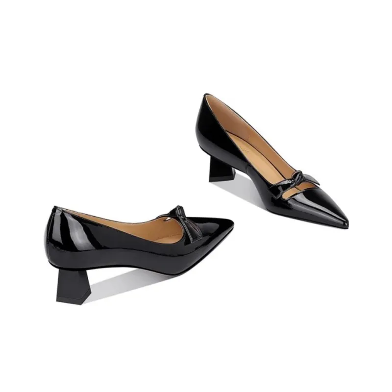 JESSICA SOPHIA Chunky Heel High Heels 4cm Women's-8