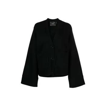 Axel Arigato Memory Boxy fit Wool Cardigan