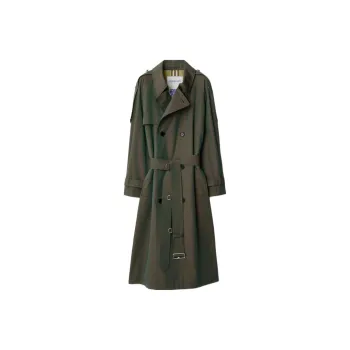 Burberry Belted Trench Coat 'Antique Green'