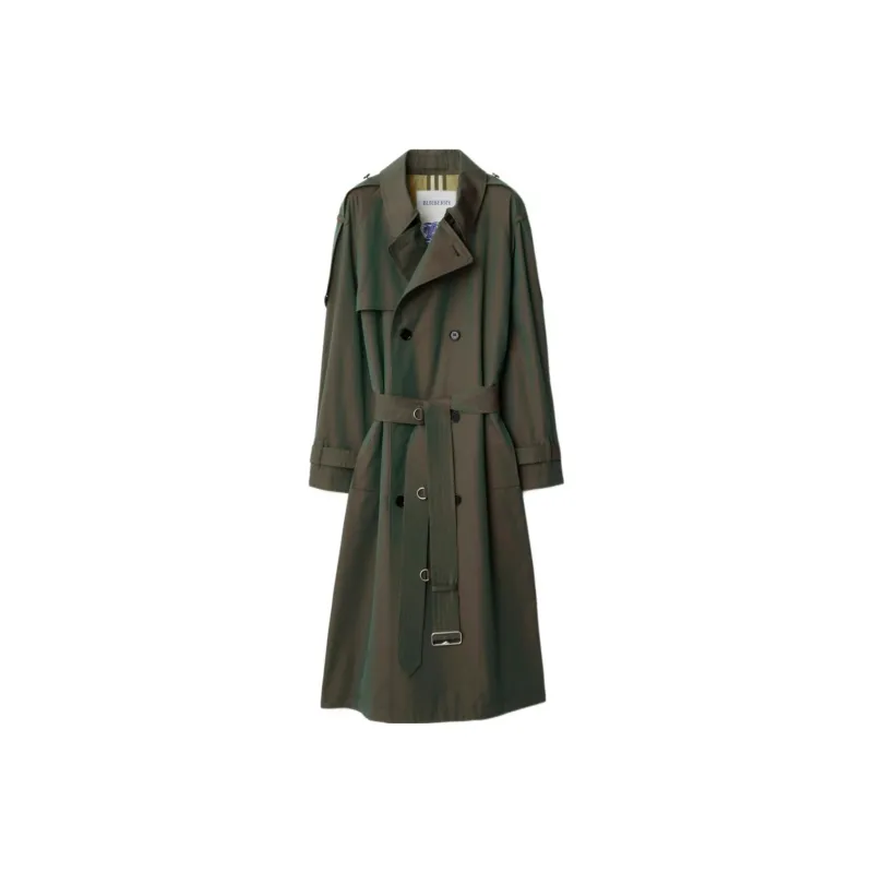 Burberry Belted Trench Coat 'Antique Green'-0