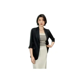 TKY SHOP Business Suit Women's Sophisticated Black