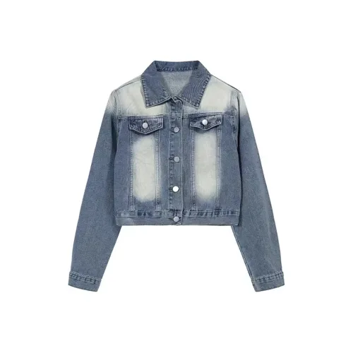 Aghr Denim Jackets Women's Blue