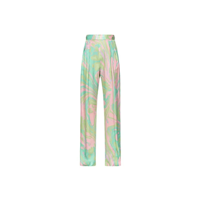 PINKO Graphic Printed Pleated Trousers-0
