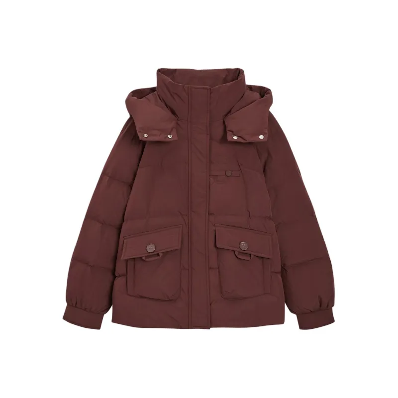 Love To Serve Down Jacket Women's Red-0
