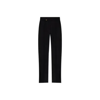 Jacquemus Le Pantalon Drapeado Jersey Pants 'Black'