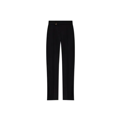 Jacquemus Le Pantalon Drapeado Jersey Pants 'Black'