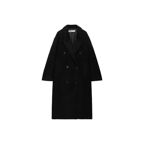 ZARA Coats Women's Black