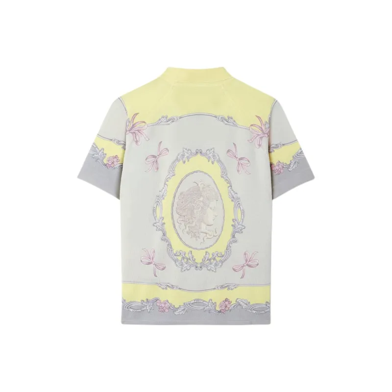 VERSACE Medusa Cameo Polo Shirt-1