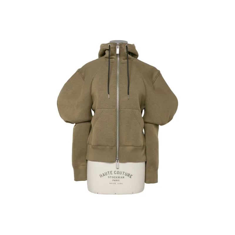 Sacai Sweatshirts Women's Taupe-0