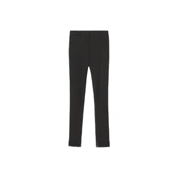 Burberry High waisted Fringed edge Leggings