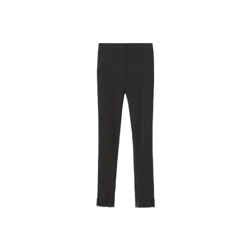Burberry High waisted Fringed edge Leggings