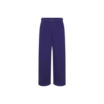 SKIMS COTTON FLEECE CLASSIC STRAIGHT LEG PANT Casual Pants Women's CONCORD/Concord Purple