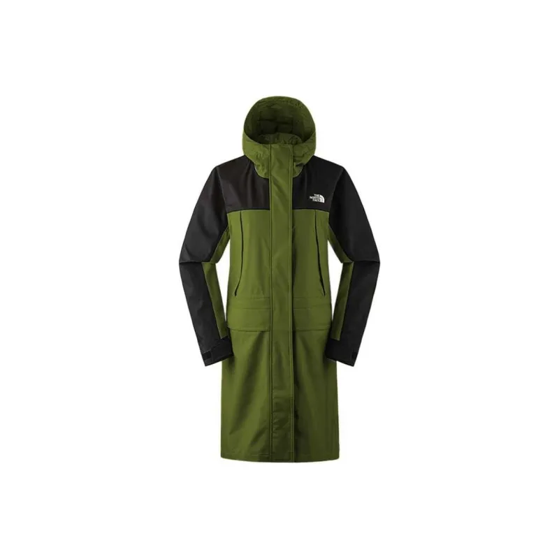 THE NORTH FACE Water Resistant Windbreaker Jacket Women's Green-0
