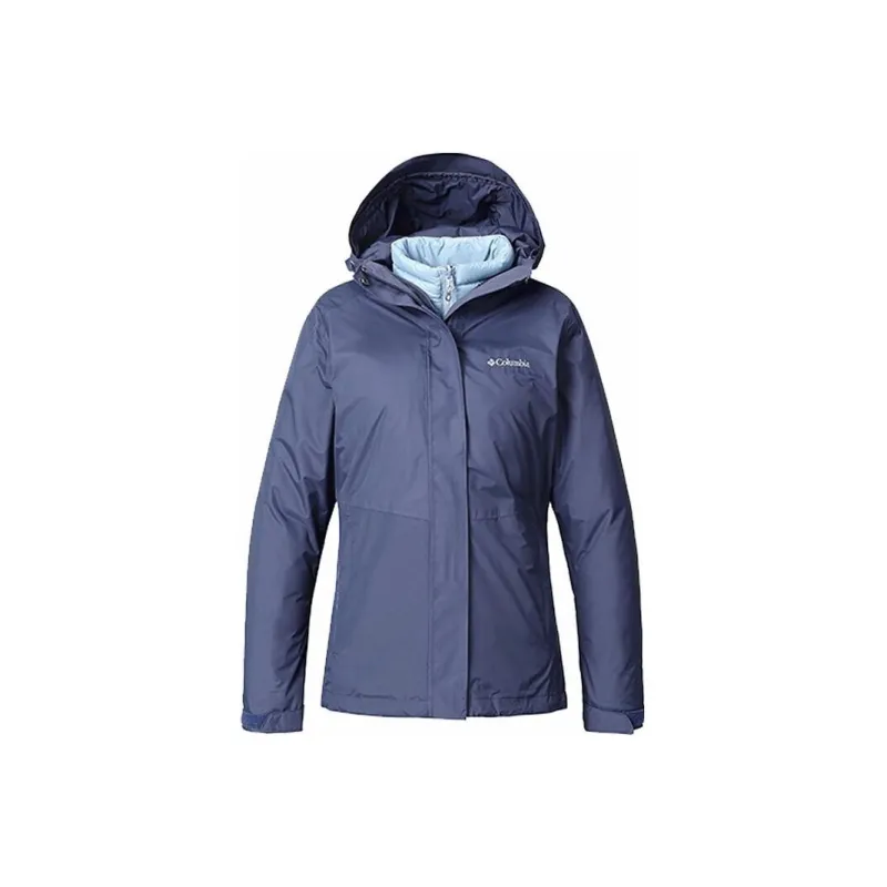 Columbia Windbreaker Jackets Women's Dark Purple-0