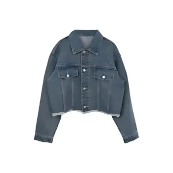 Linjou Denim Jacket Women's Denim Blue