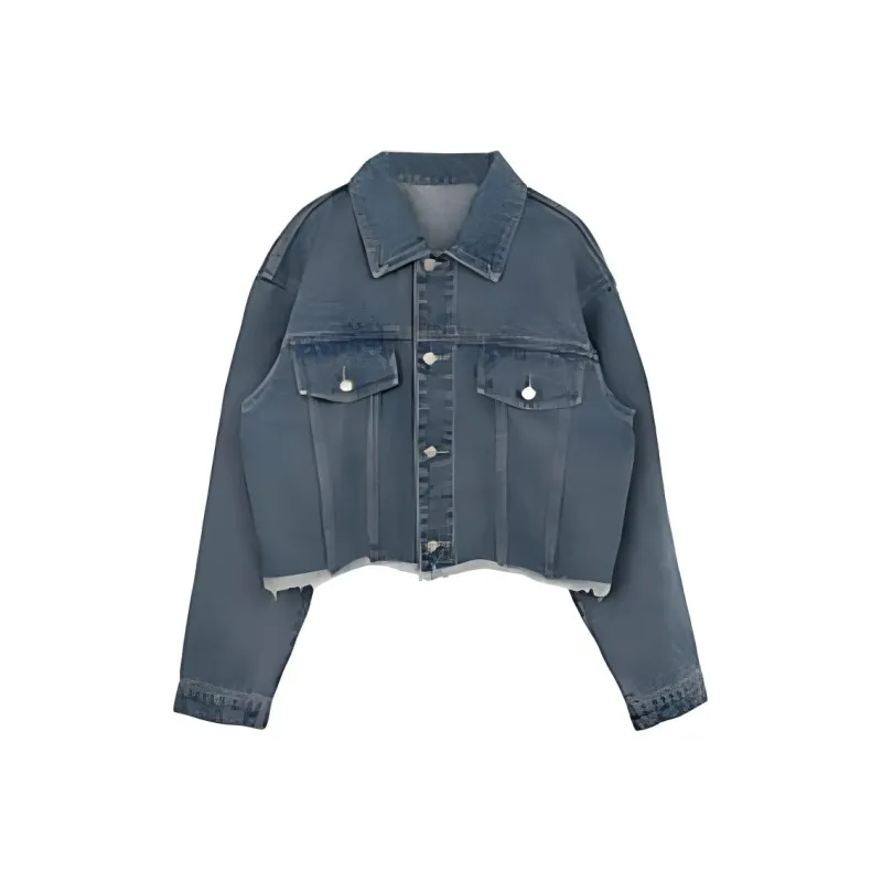 Linjou Denim Jacket Women's Denim Blue-0