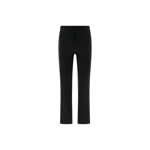 HERNO Resort Trousers In Milan Knit Casual Pants Women's Black