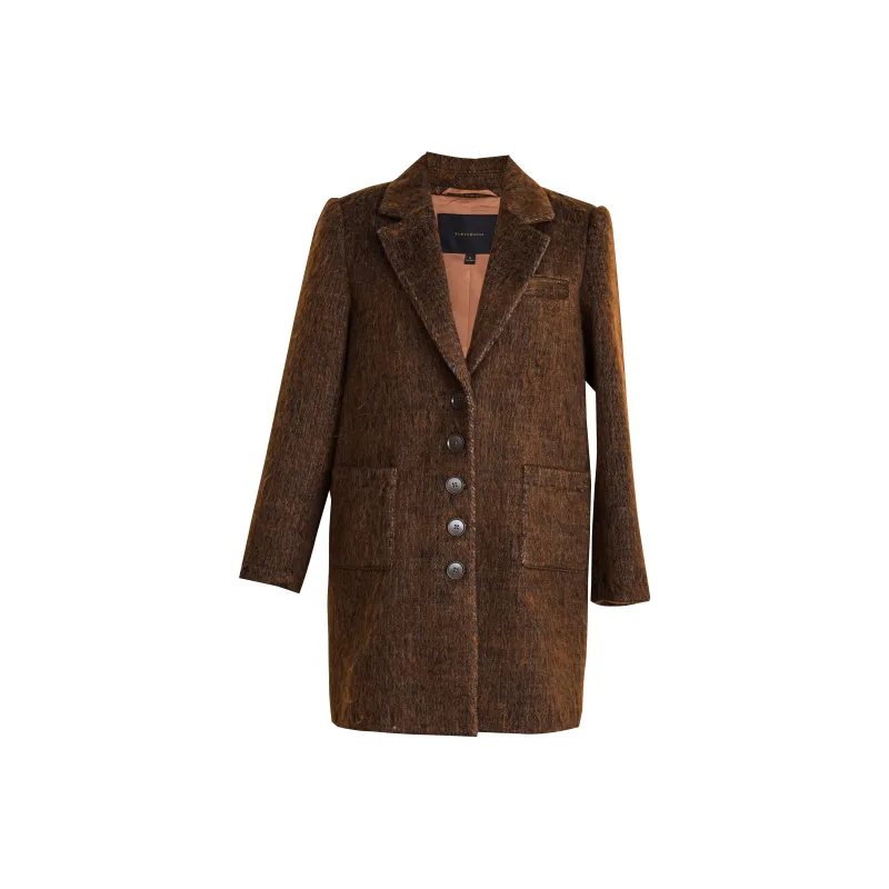 ROEYSHOUSE Coats Women's Coffee-0