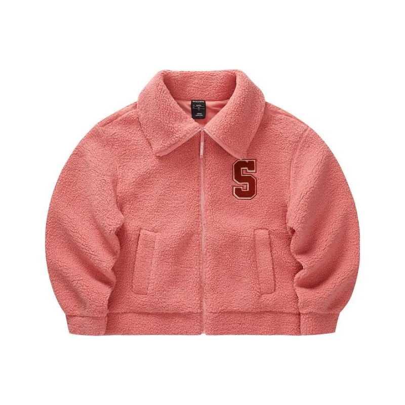Skechers Sports Life Collection Velvet Jackets Women's Peachy Pink/0161-0