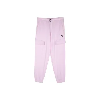 PUMA DARE TO RELAXED CARGO SWEATPANTS Casual Pants Women's Light Pink