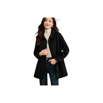 Mo Han Yi Mei Coats Women's Black