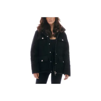 CHANEL Puffer Jacket Women's Black