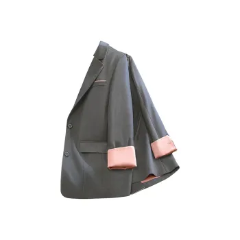 Cypress House Business Suit Women's Dark Gray & Pink