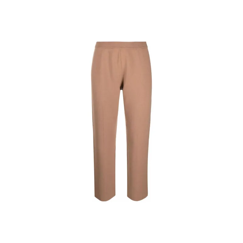 THEORY Knitted Sweatpants Women's Tea Brown-0