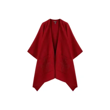 Loro Piana Teodora Cape Cloaks Women's Red