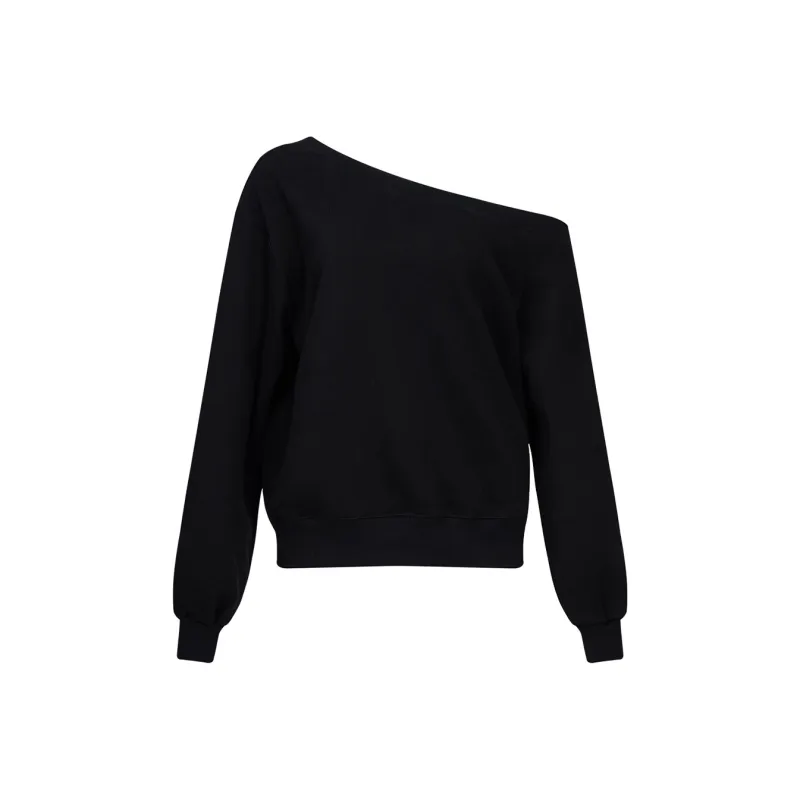 PAZZO Asymmetrical Shoulder Sweatshirt Women's-0