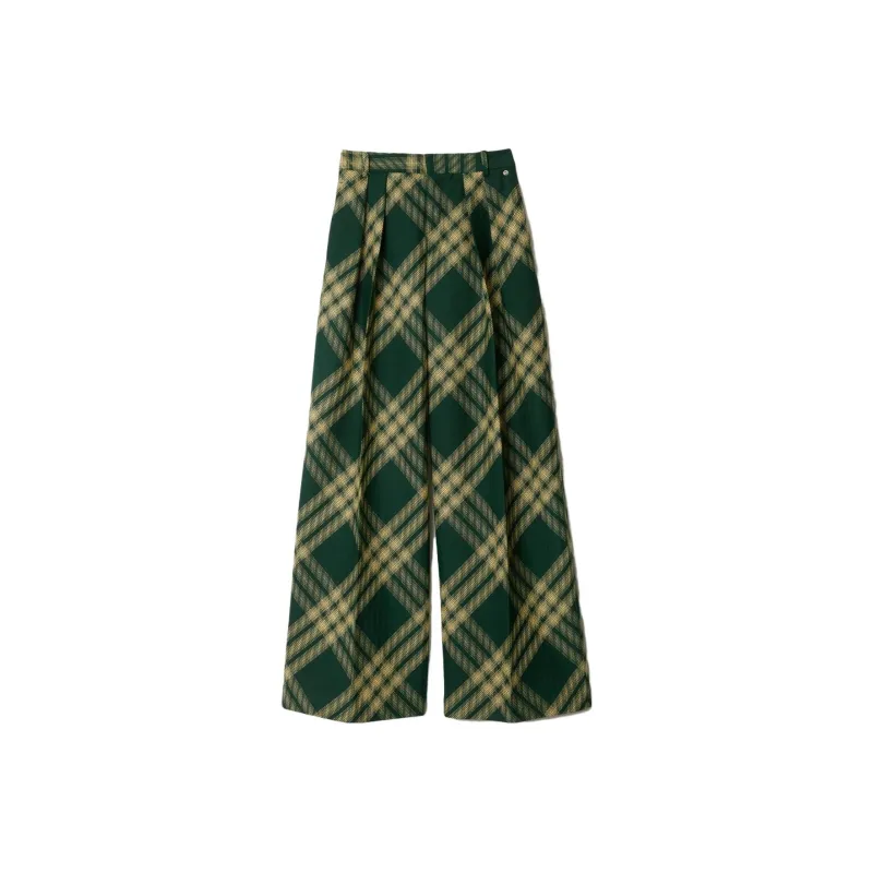 Burberry Casual Pants Women's Green-0