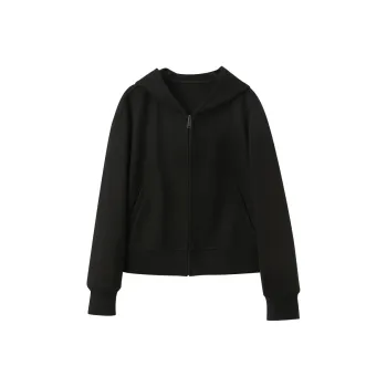 3COLOUR Cropped Coats Women's Classic Black