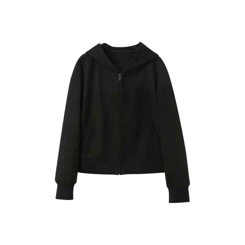 3COLOUR Cropped Coat Women's Classic Black-0
