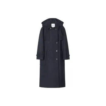 COS Coats Women's Navy Blue
