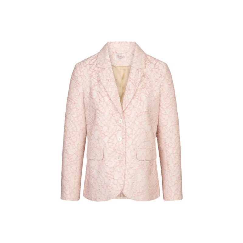Rouje FW24 CELESTIN JACKET Business Suit Women's Pink-0