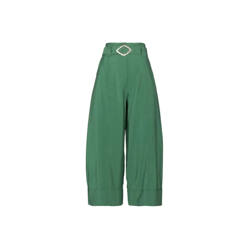 GANNI Casual Pants Women's Green-0