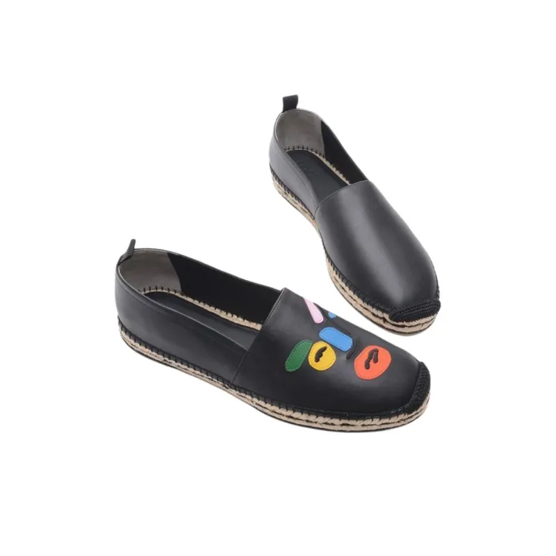 FENDI Espadrilles Men Black-3