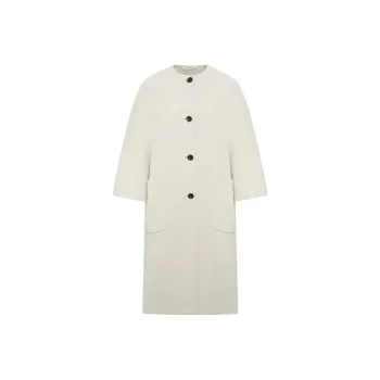 MaxMara Buttoned Long Sleeved Coat
