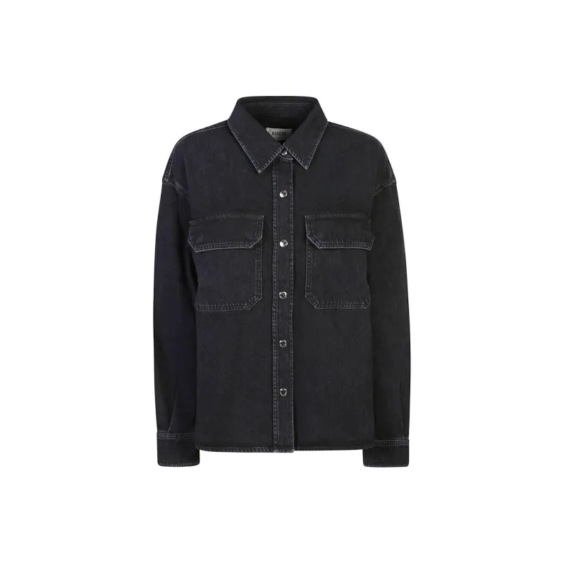 AGOLDE Drop shoulder Denim Jacket-0