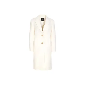 PINKO Coats Women's White