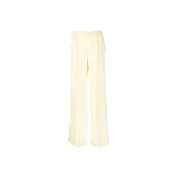 JIL SANDER High Waisted Yellow Trousers