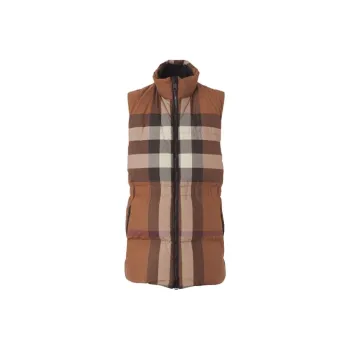 Burberry Vest 'Dark Birch Brown Check'