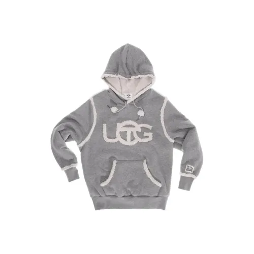 UGG X UGG Shearling Hoodie Heather Grey