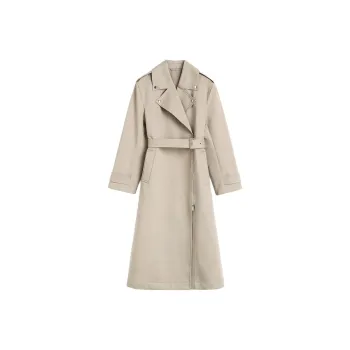TOTEME Biker Cotton Trench