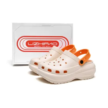 LIZHIPAO Clogs Women's Beige Orange