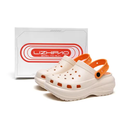LIZHIPAO Clogs Women's Beige Orange