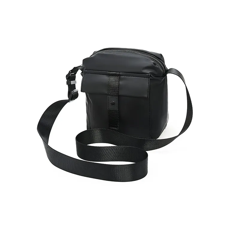 Old Man's Head Synthetic Leather Shoulder Bag, Crossbody Bag Regular Men's Black-7