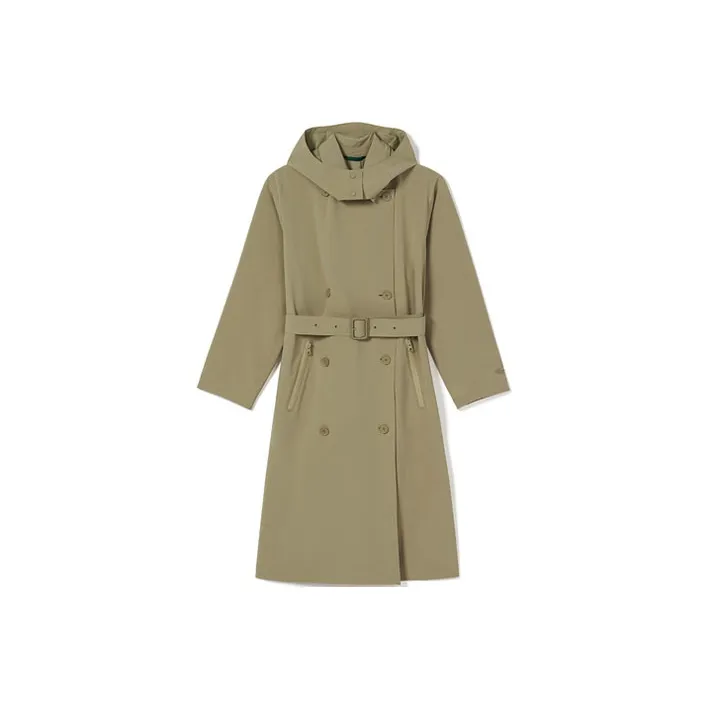 LACOSTE Trench Coats Women's Coffee-0