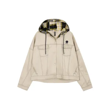 Adidas Neo Cropped Coats Women's Khaki
